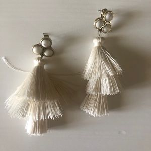 Lucky brand tassel earrings